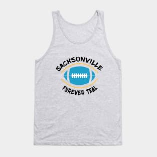 Florida Sacksonville Forever Teal Tank Top